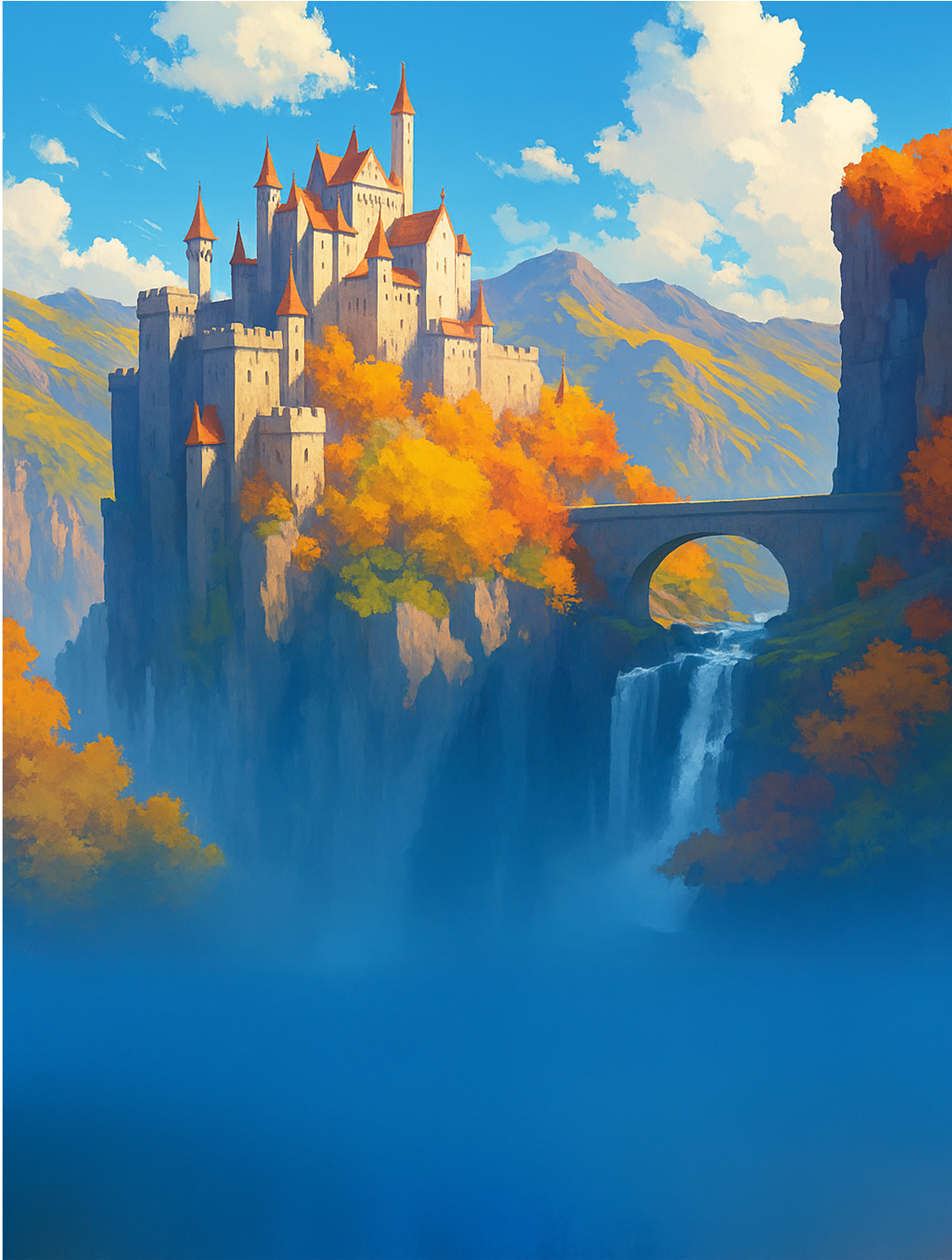 Fantasy Quest Castle Background